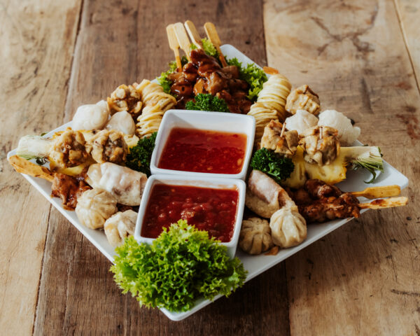 Business-Platte "Surf and turf"