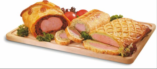 Truthahnbrust "Wellington" im Blätterteig-576