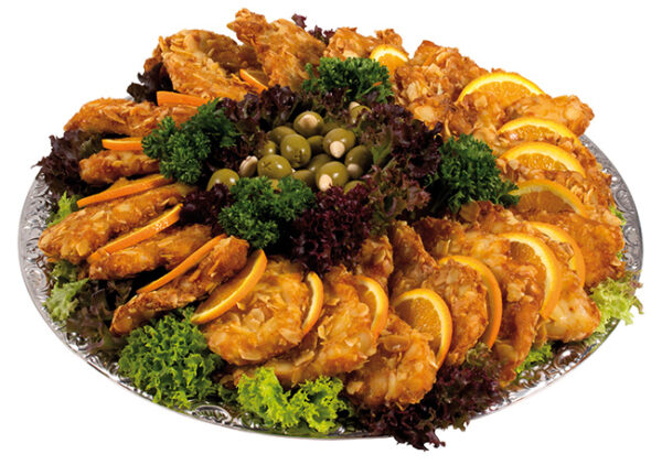 Kleine Putenschnitzel mit Mandeln-0
