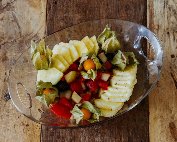 Frischer Obstsalat (Schüssel) – Bild 2