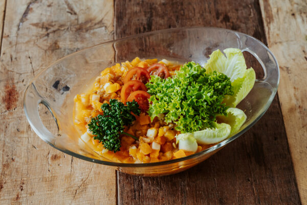 Kürbis-Grünkern-Salat – Bild 7