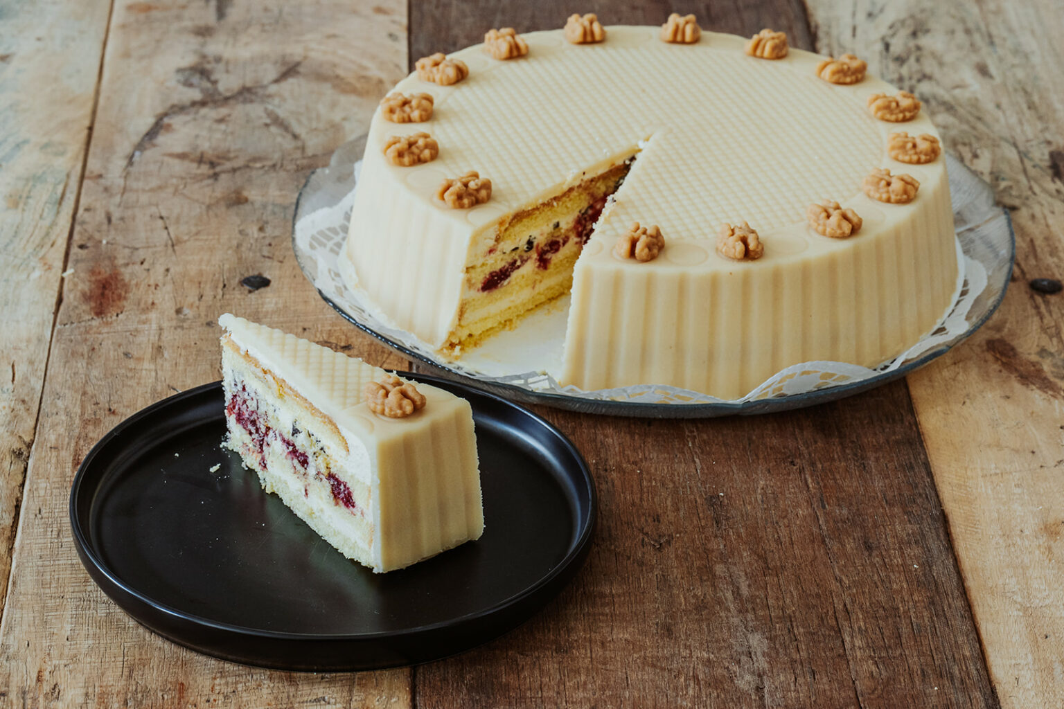 Marzipan-Creme-Torte - Hefter Partyservice