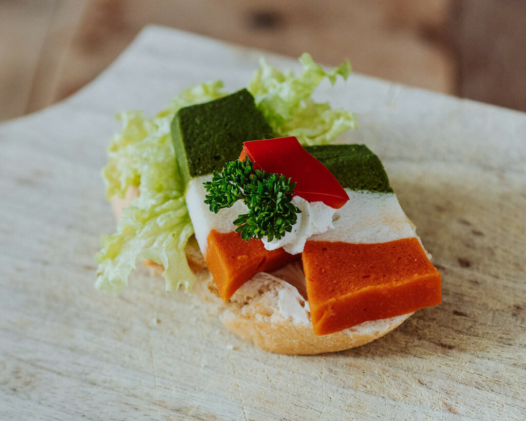 Vegetarische Canapés mit Terrine &amp;quot;Italia&amp;quot; - Hefter Partyservice