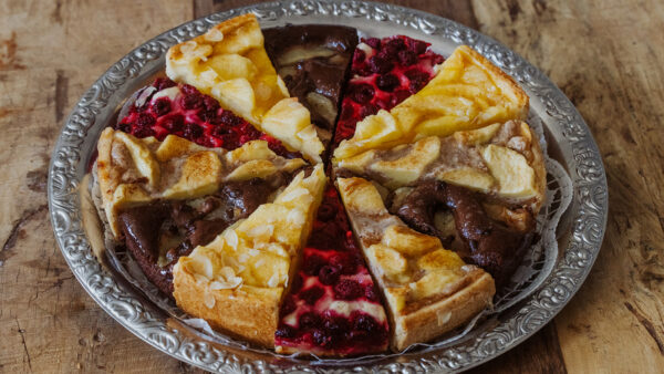 Veganes Kuchenquartett