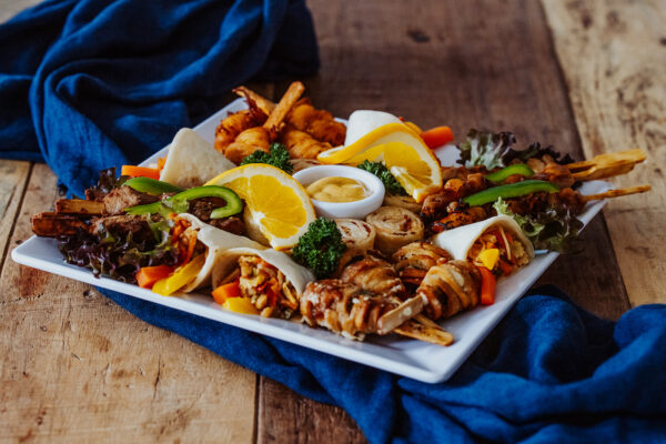 Business-Platte „Streetfood"