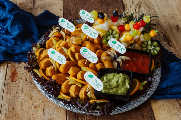 Vegane panierte Nuggets